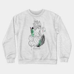 Funny Hipster Greek God Demeter Roman God Ceres Crewneck Sweatshirt